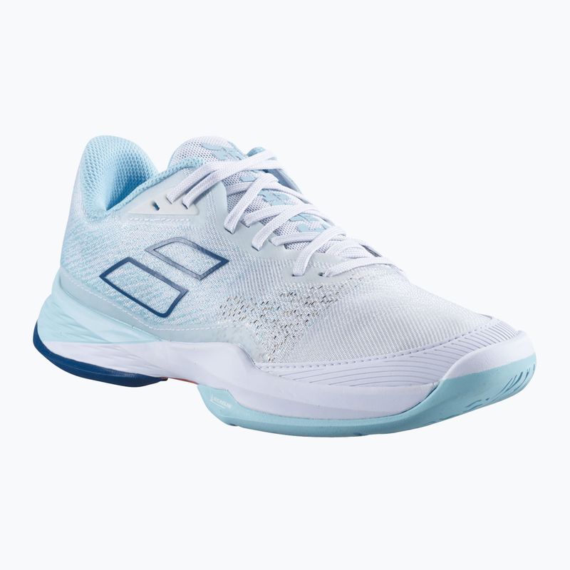 Buty do tenisa damskie Babolat Jet Mach 3 AC W white/angel blue 12
