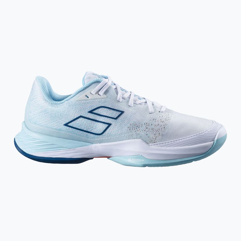 Buty do tenisa damskie Babolat Jet Mach 3 AC W white/angel blue 13