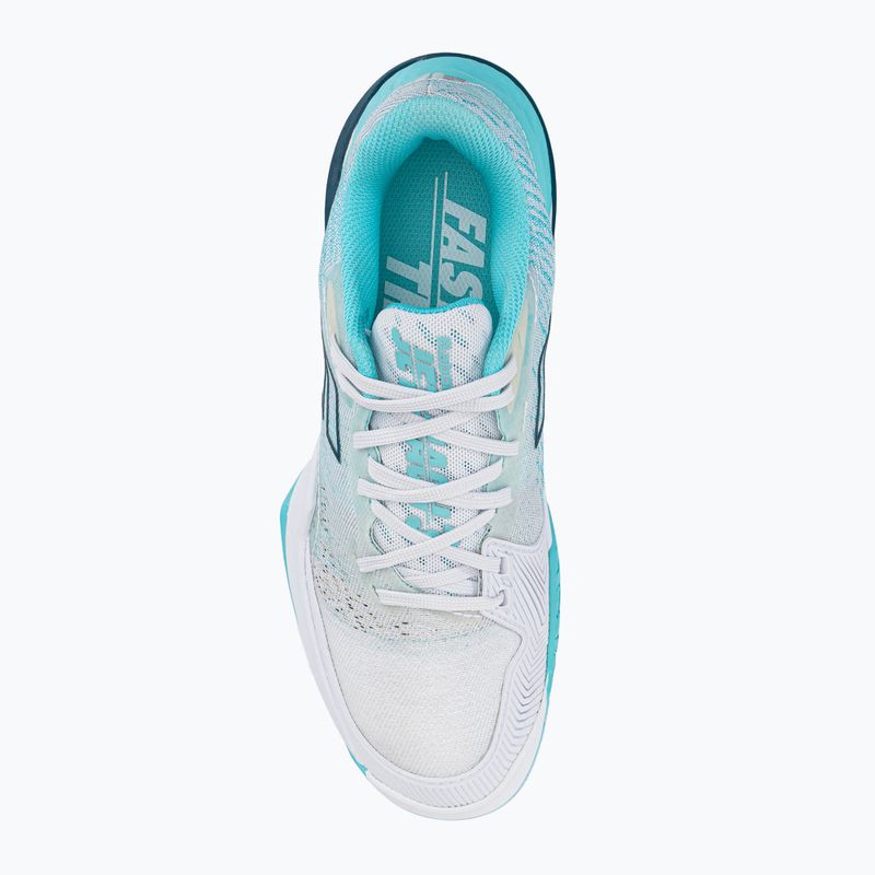 Buty do tenisa damskie Babolat Jet Mach 3 AC W white/angel blue 6