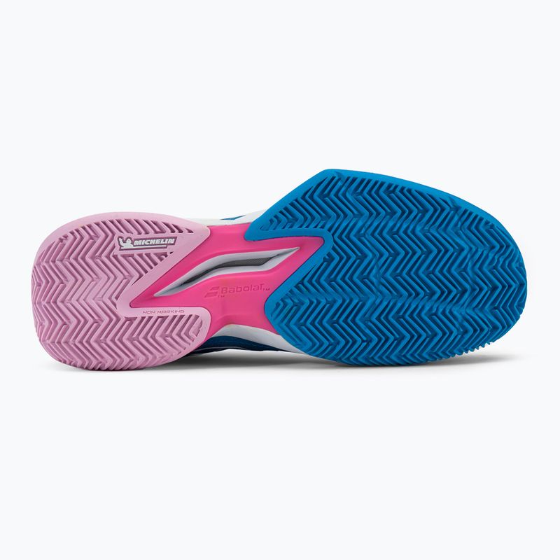 Buty do tenisa damskie Babolat Jet Mach 3 Clay W french blue 5
