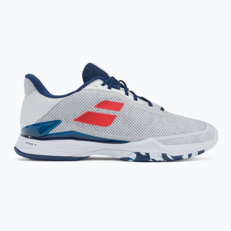 Buty do tenisa męskie Babolat Jet Tere All Court white/estate blue 2