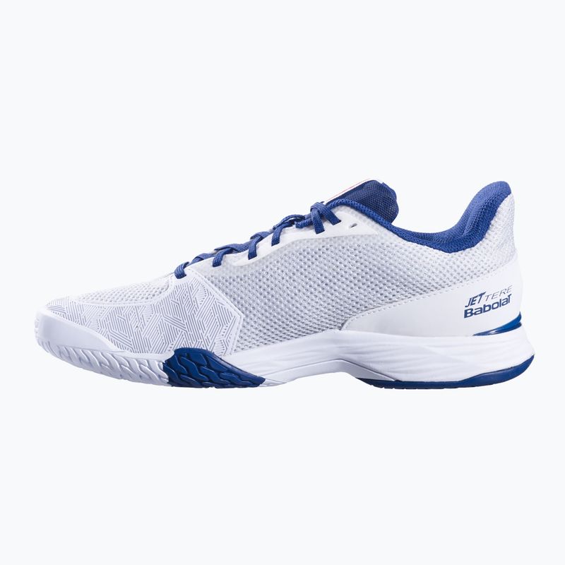 Buty do tenisa męskie Babolat Jet Tere All Court white/estate blue 14