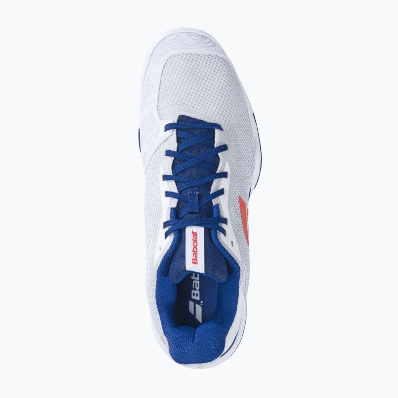 Buty do tenisa męskie Babolat Jet Tere All Court white/estate blue 16