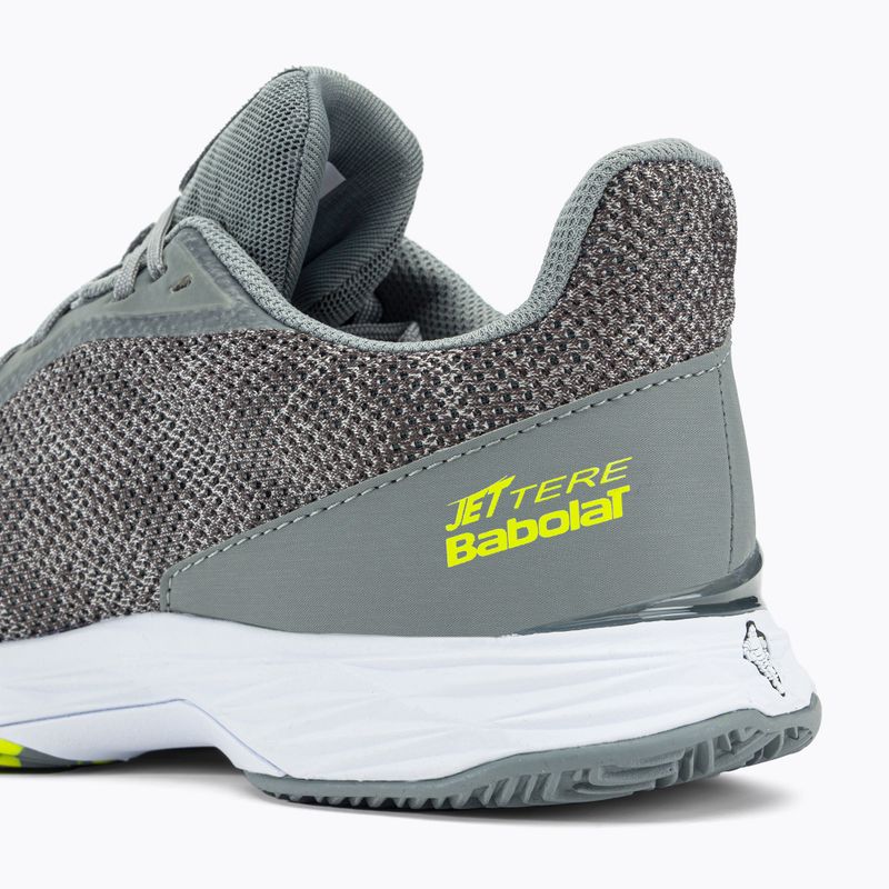Buty do tenisa męskie Babolat Jet Tere Clay grey/aero 10