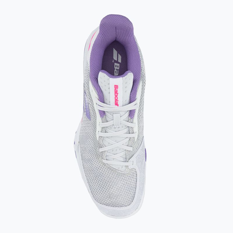 Buty do tenisa damskie Babolat Jet Tere AC W white/lavender 6