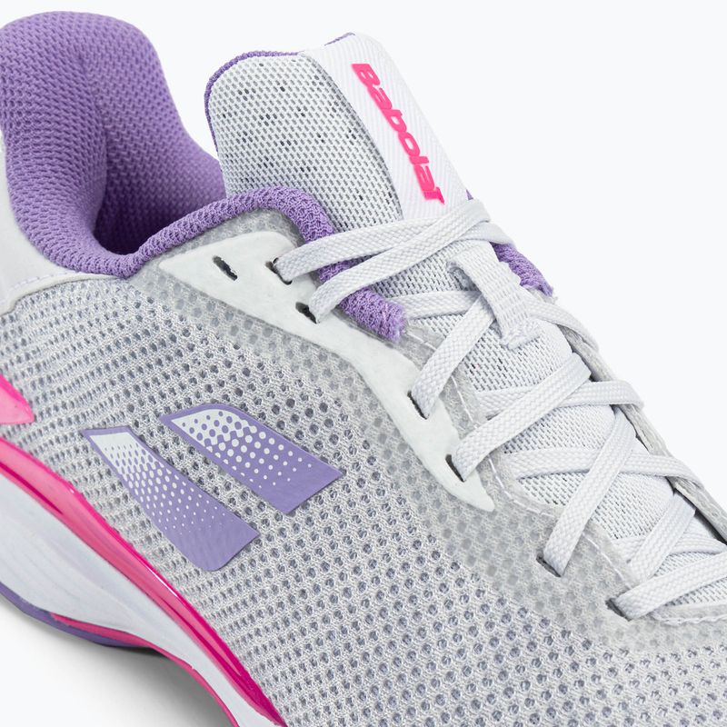 Buty do tenisa damskie Babolat Jet Tere AC W white/lavender 8