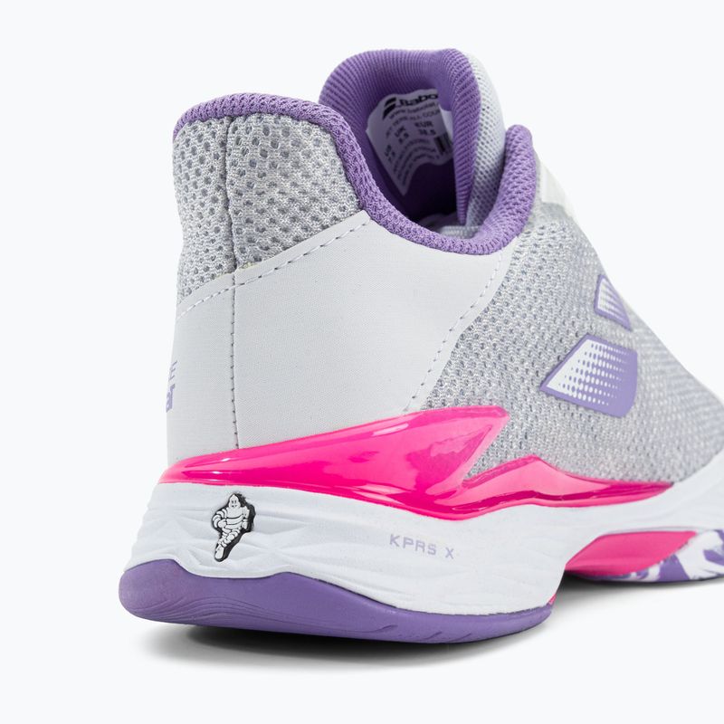 Buty do tenisa damskie Babolat Jet Tere AC W white/lavender 10