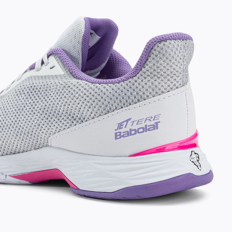 Buty do tenisa damskie Babolat Jet Tere AC W white/lavender 11