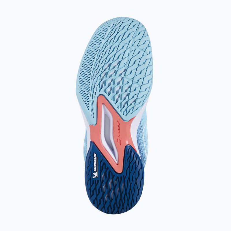 Buty do tenisa dziecięce Babolat Jet Mach 3 All Court Jr angel blue 14