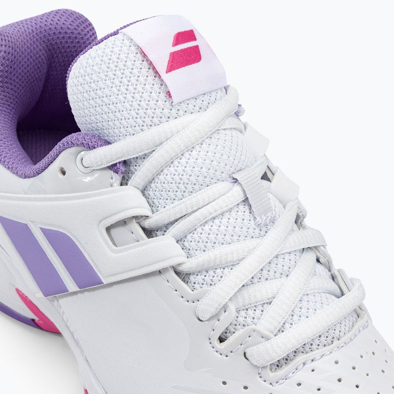 Buty do tenisa dziecięce Babolat Propulse All Court white/lavender 32S23884 8