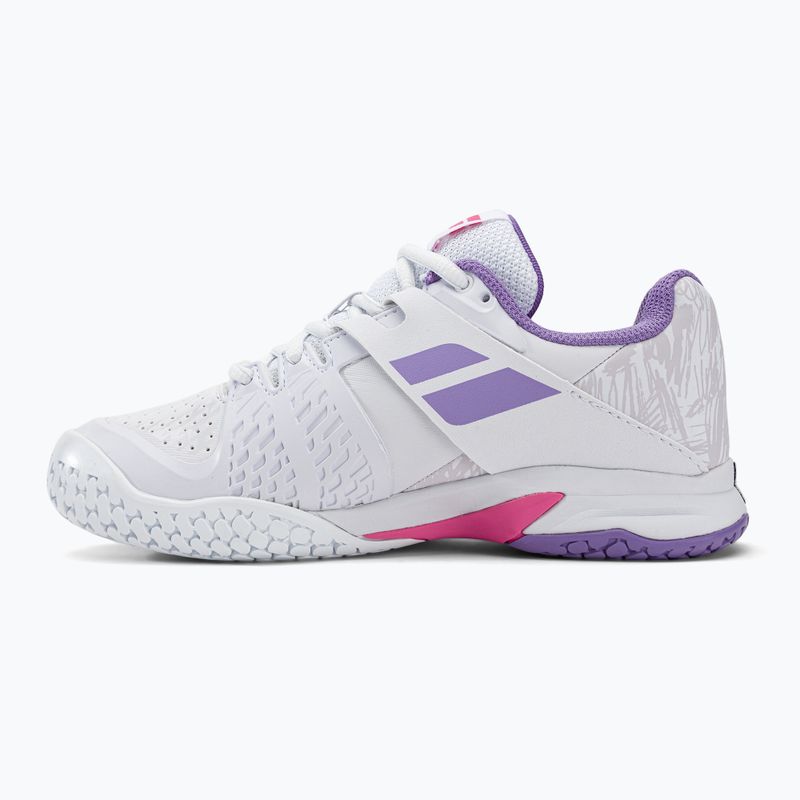 Buty do tenisa dziecięce Babolat Propulse All Court white/lavender 32S23884 10