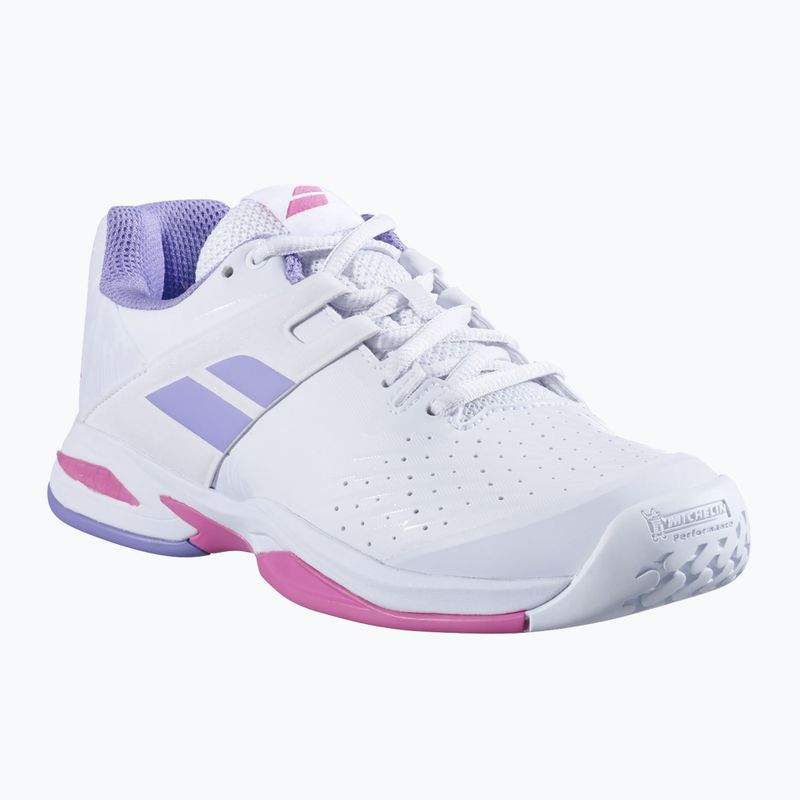 Buty do tenisa dziecięce Babolat Propulse All Court white/lavender 32S23884 11