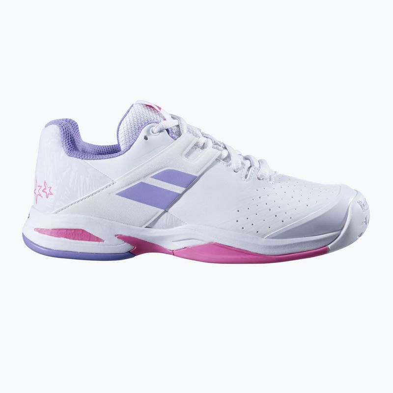 Buty do tenisa dziecięce Babolat Propulse All Court white/lavender 32S23884 12