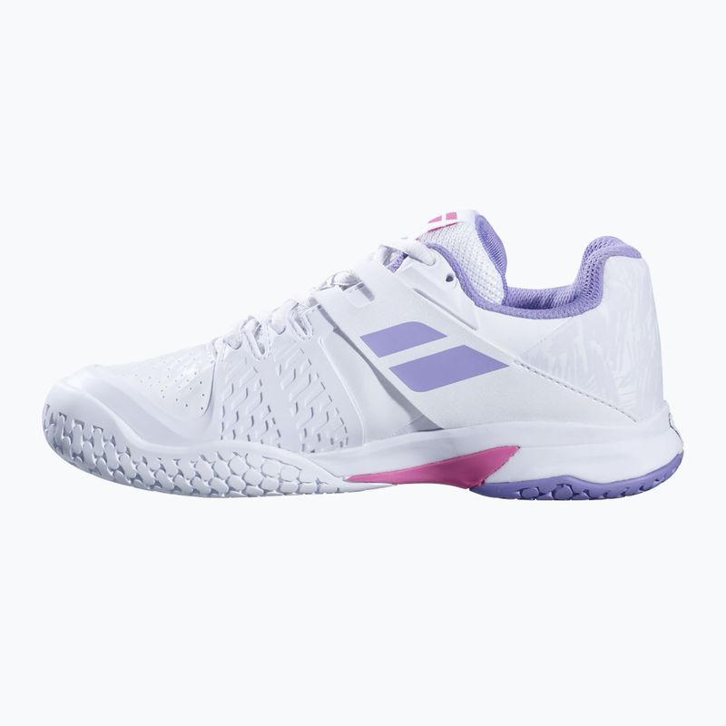 Buty do tenisa dziecięce Babolat Propulse All Court white/lavender 32S23884 13