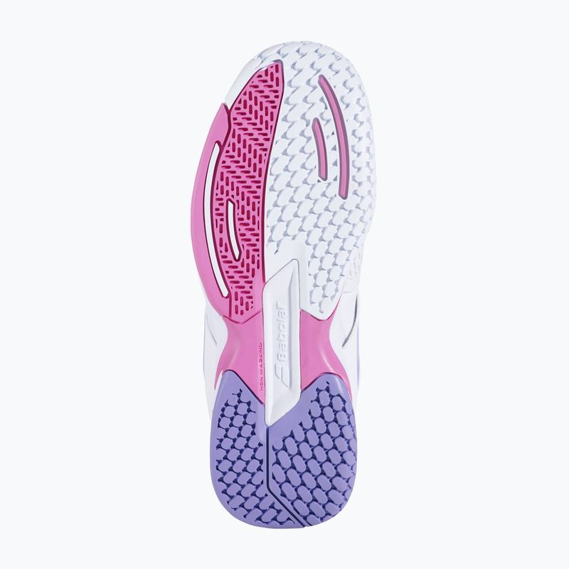 Buty do tenisa dziecięce Babolat Propulse All Court white/lavender 32S23884 14