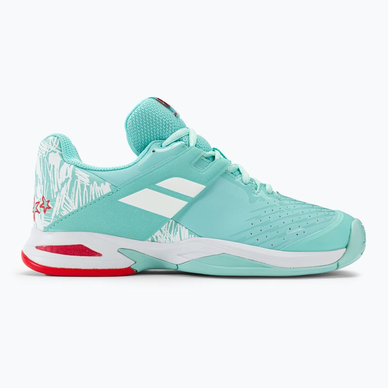 Buty do tenisa dziecięce Babolat Propulse All Court yucca/white 2