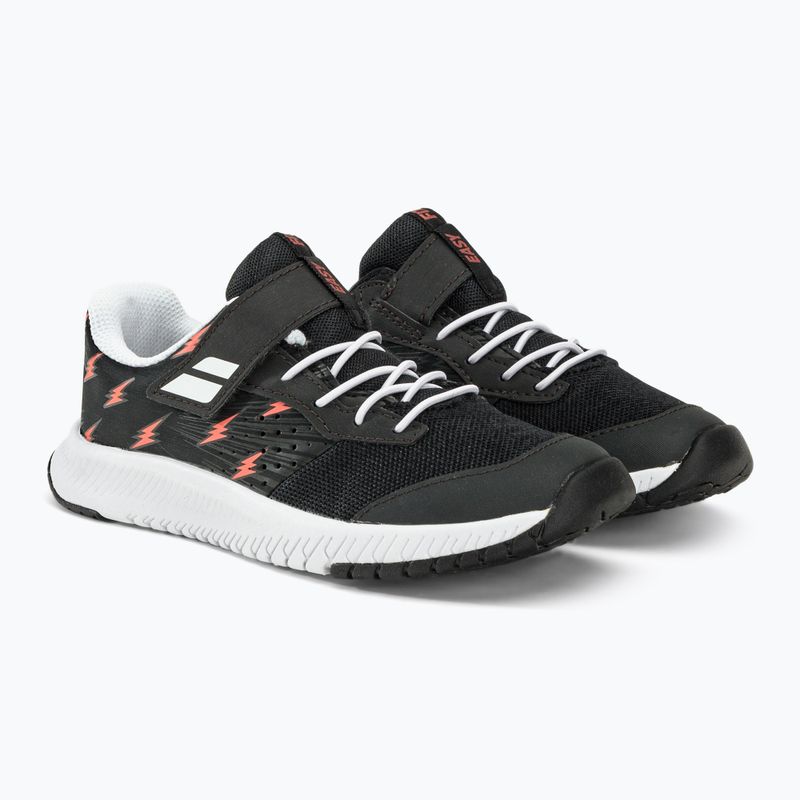 Buty do tenisa dziecięce Babolat Pulsion All Court Kid black/white 4