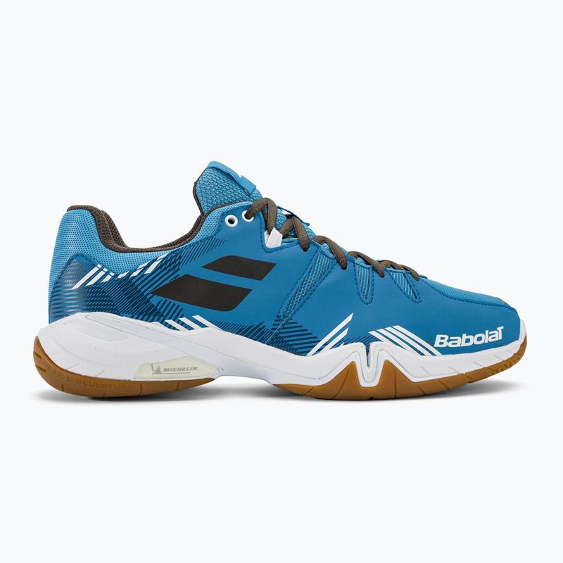Buty do badmintona męskie Babolat Shadow Spirit blue/black 2