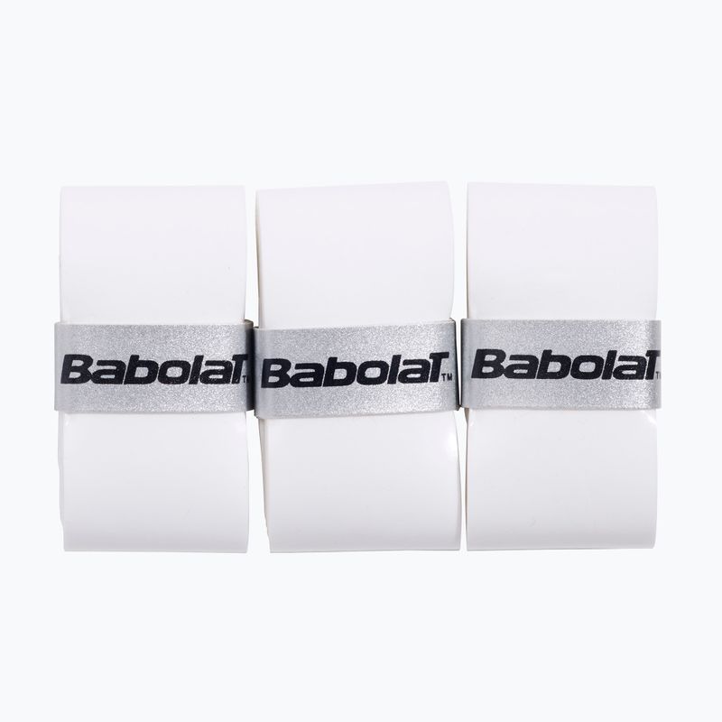 Owijki do rakiet tenisowych Babolat Pro Tour 2.0 3 szt. white 2