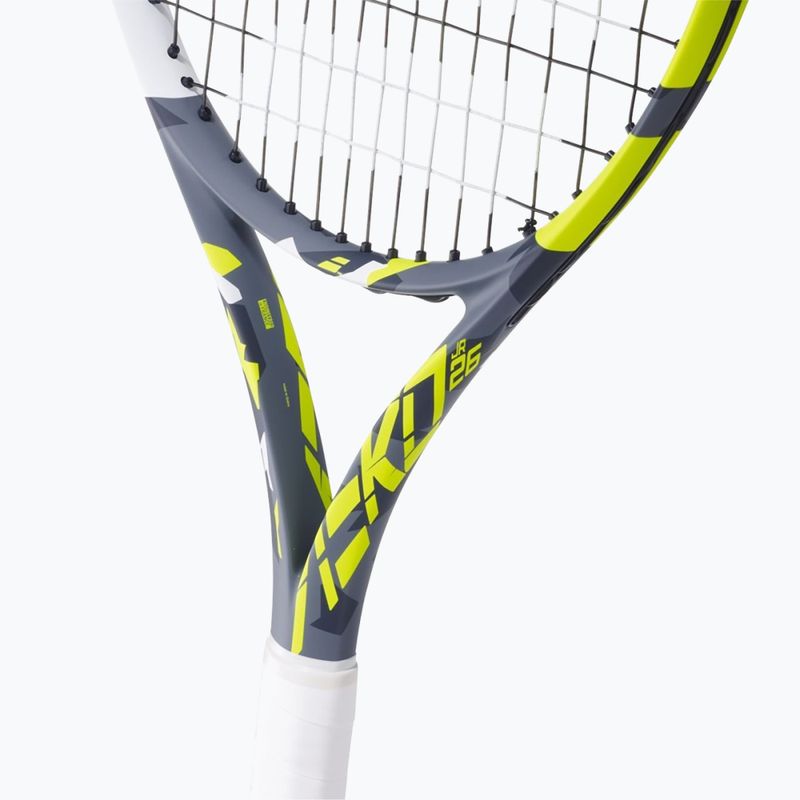 Rakieta tenisowa dziecięca Babolat Aero Junior 26 grey/yellow/white 10