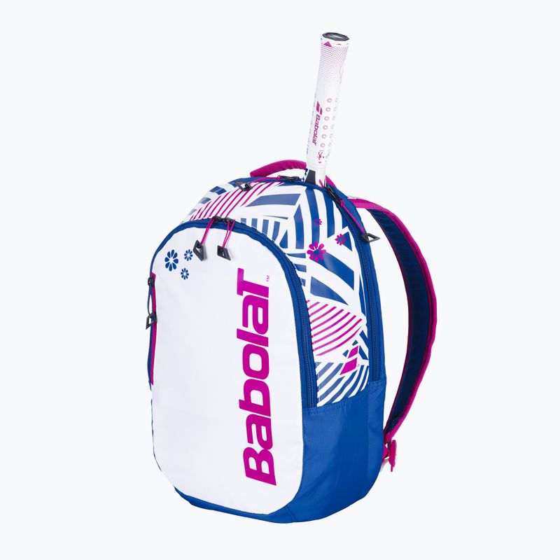 Plecak tenisowy dziecięcy Babolat Kids 14 l white/blue 2