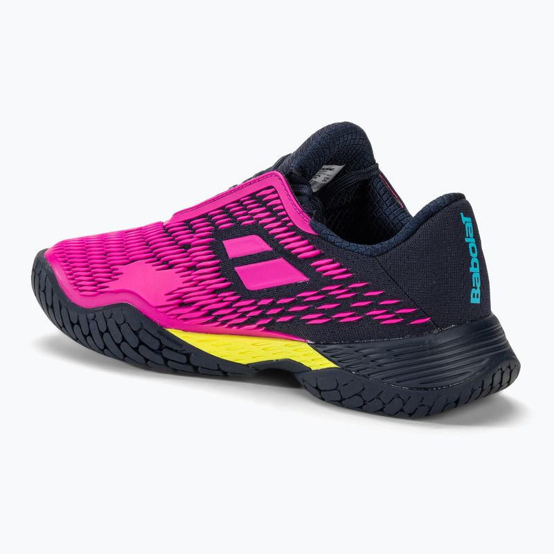 Buty do tenisa męskie Babolat Propulse Fury 3 All Court dark blue/pink aero 3