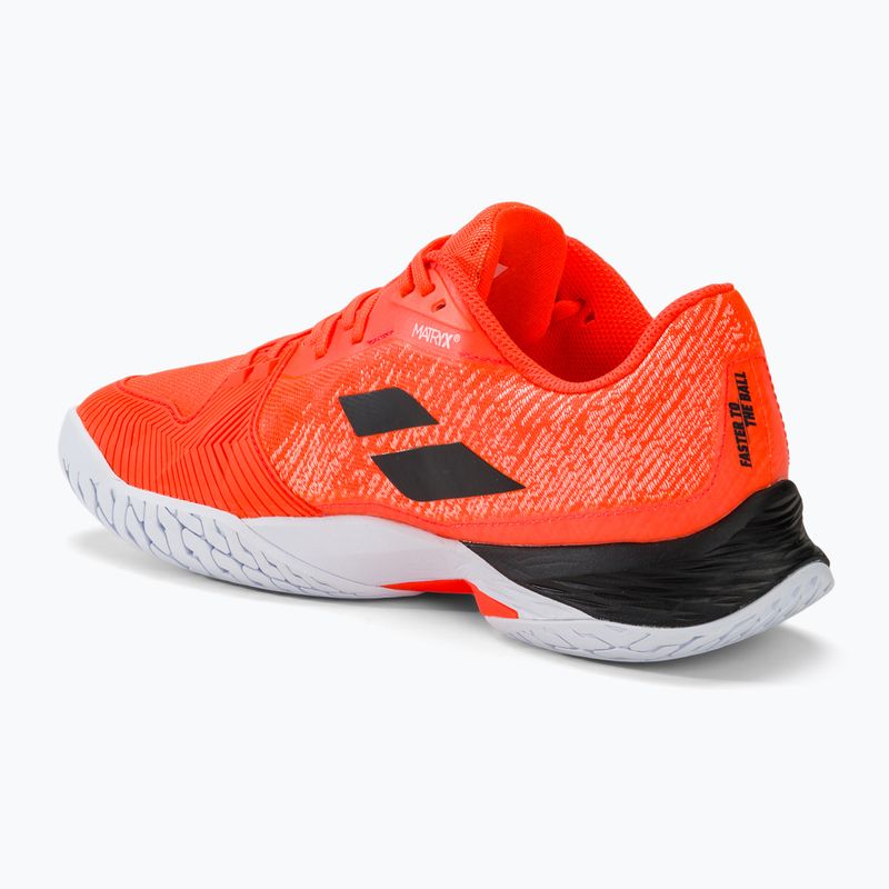 Buty do tenisa męskie Babolat Jet Mach 3 All Court strike red/white 3