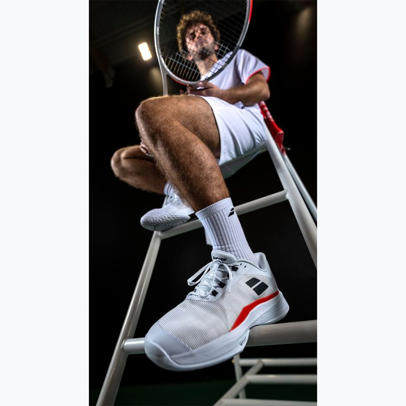 Buty do tenisa męskie Babolat Jet Tere 2 All Court white/strike red 8