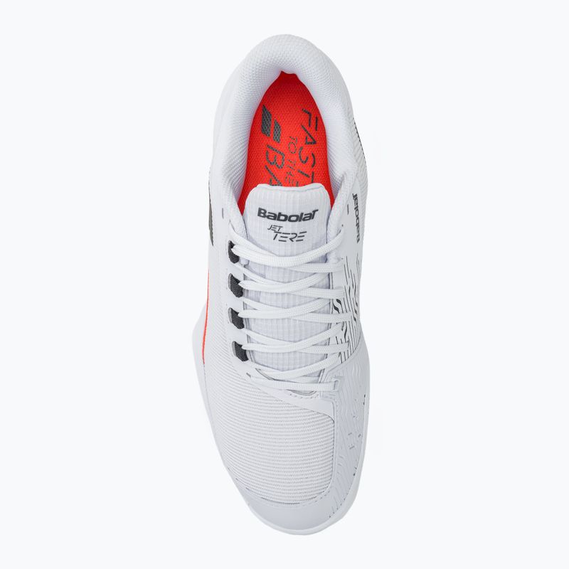 Buty do tenisa męskie Babolat Jet Tere 2 All Court white/strike red 5