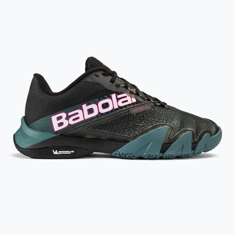 Buty do padla męskie Babolat Jet Premura 2 black/north atlantic 2