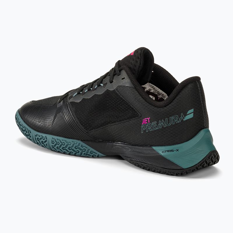 Buty do padla męskie Babolat Jet Premura 2 black/north atlantic 3