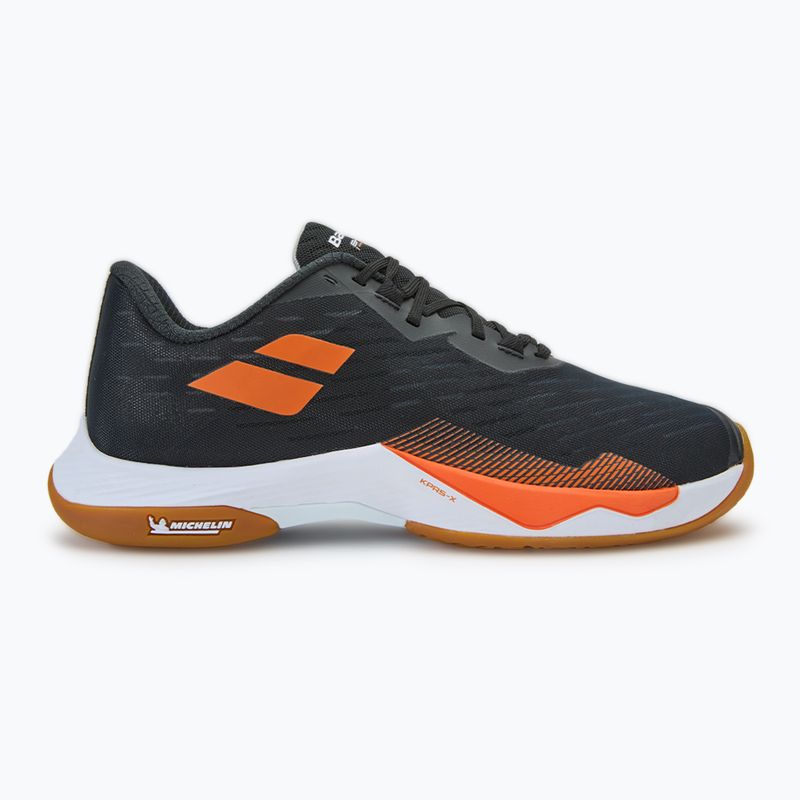 Buty do badmintona męskie Babolat Shadow Tour 5 black/ orange 2