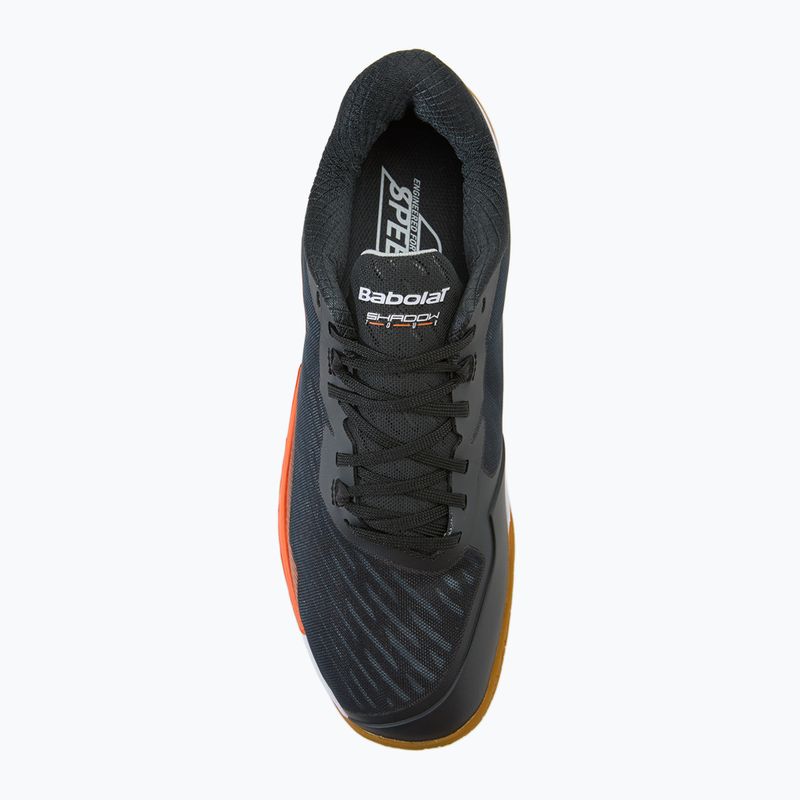 Buty do badmintona męskie Babolat Shadow Tour 5 black/ orange 5