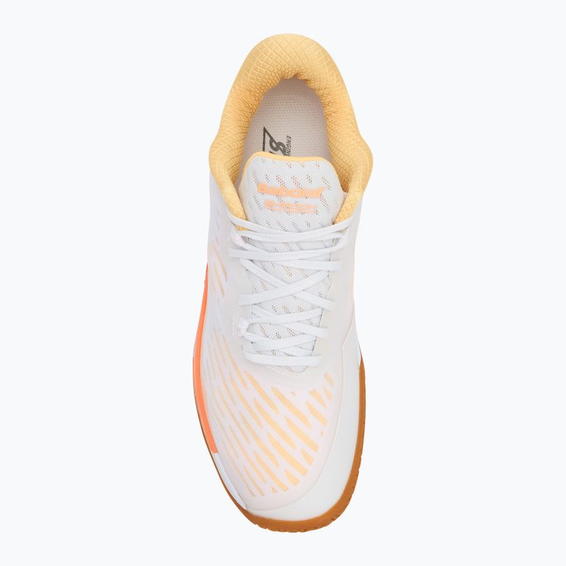 Buty do badmintona damskie Babolat Shadow Tour 5 W white/ yellow 5