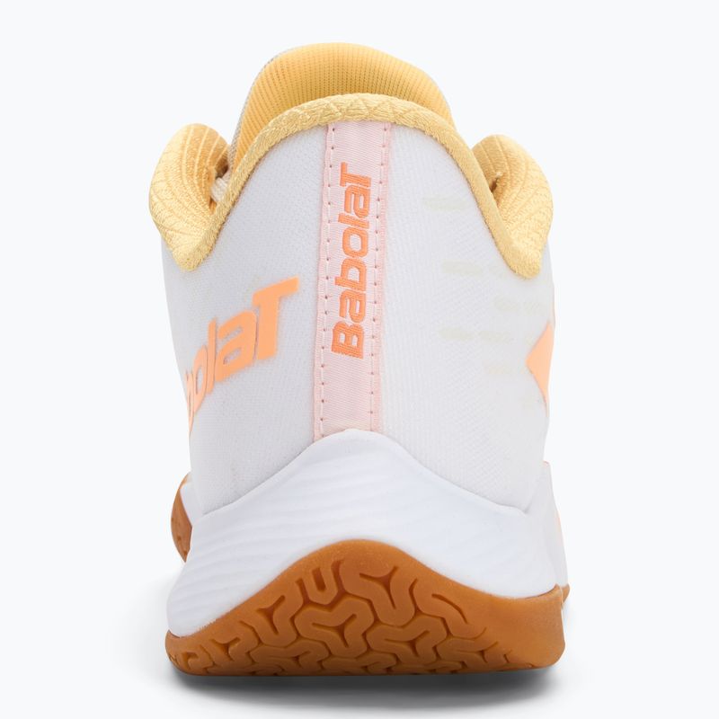 Buty do badmintona damskie Babolat Shadow Tour 5 W white/ yellow 6