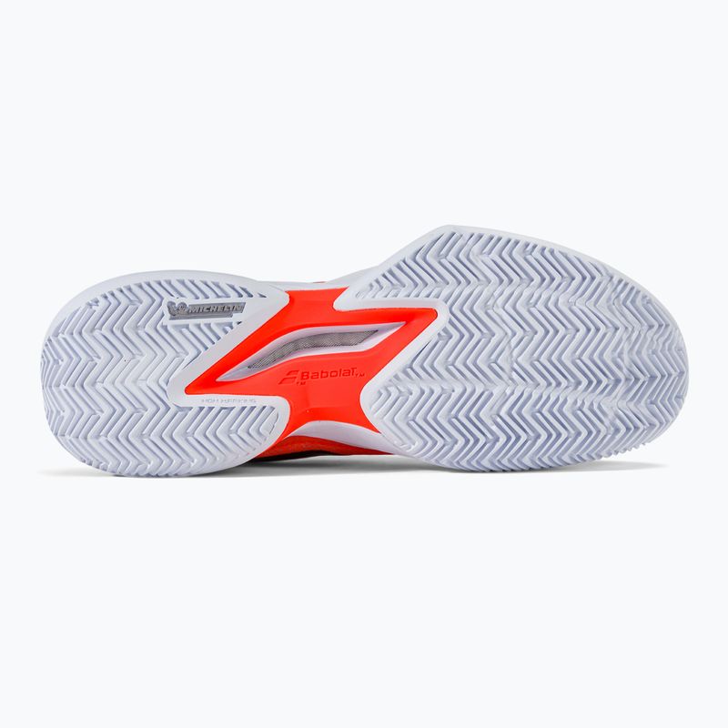 Buty do tenisa męskie Babolat Jet Mach 3 Clay strike red/white 4