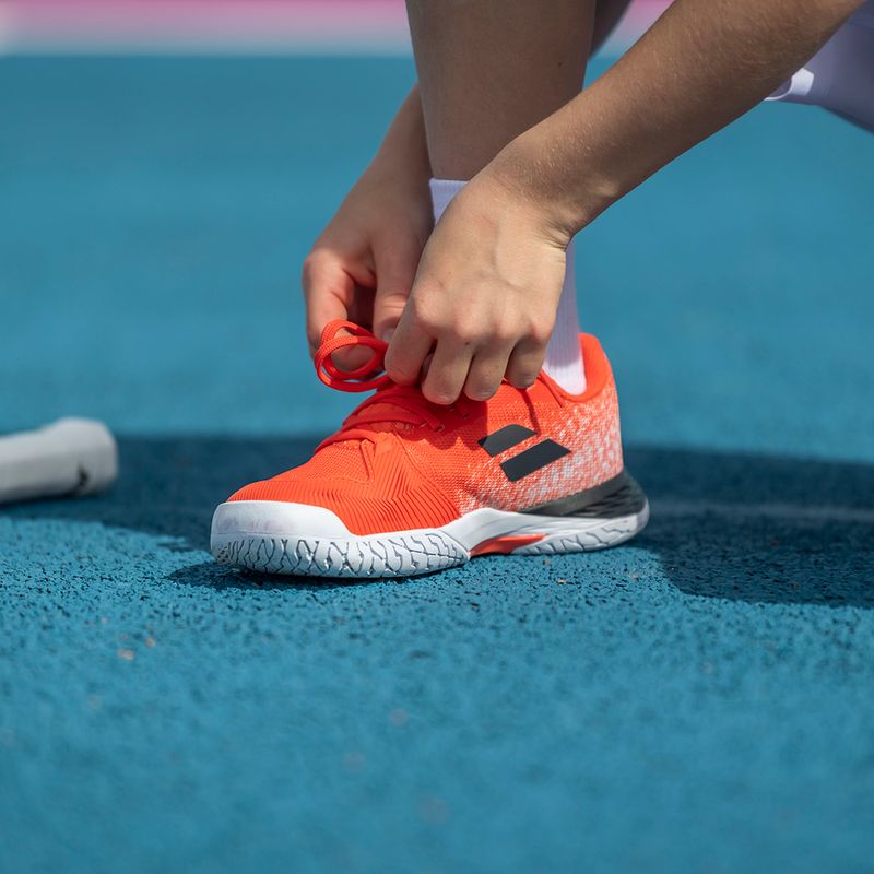 Buty do tenisa męskie Babolat Jet Mach 3 Clay strike red/white 19