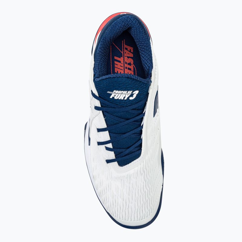 Buty do tenisa męskie Babolat Propulse Fury 3 Clay white/estate blue 5