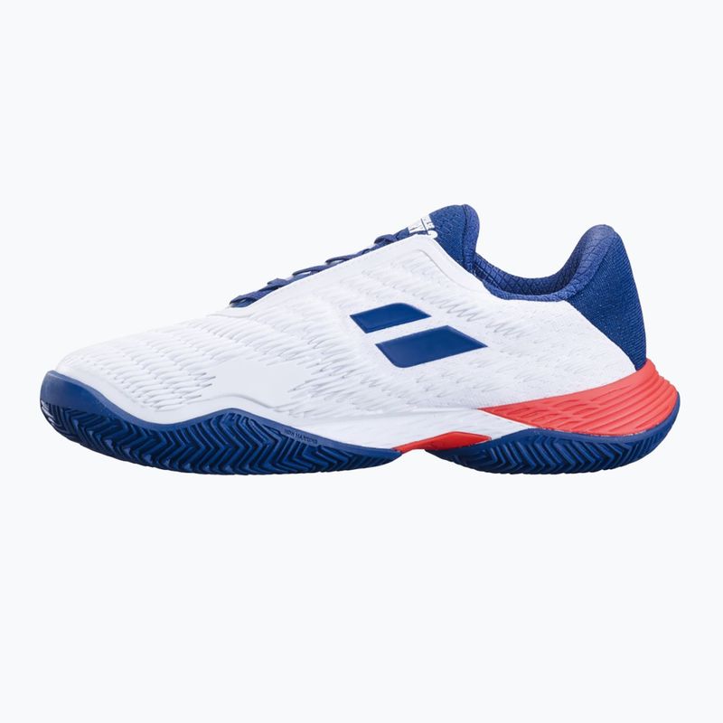 Buty do tenisa męskie Babolat Propulse Fury 3 Clay white/estate blue 10