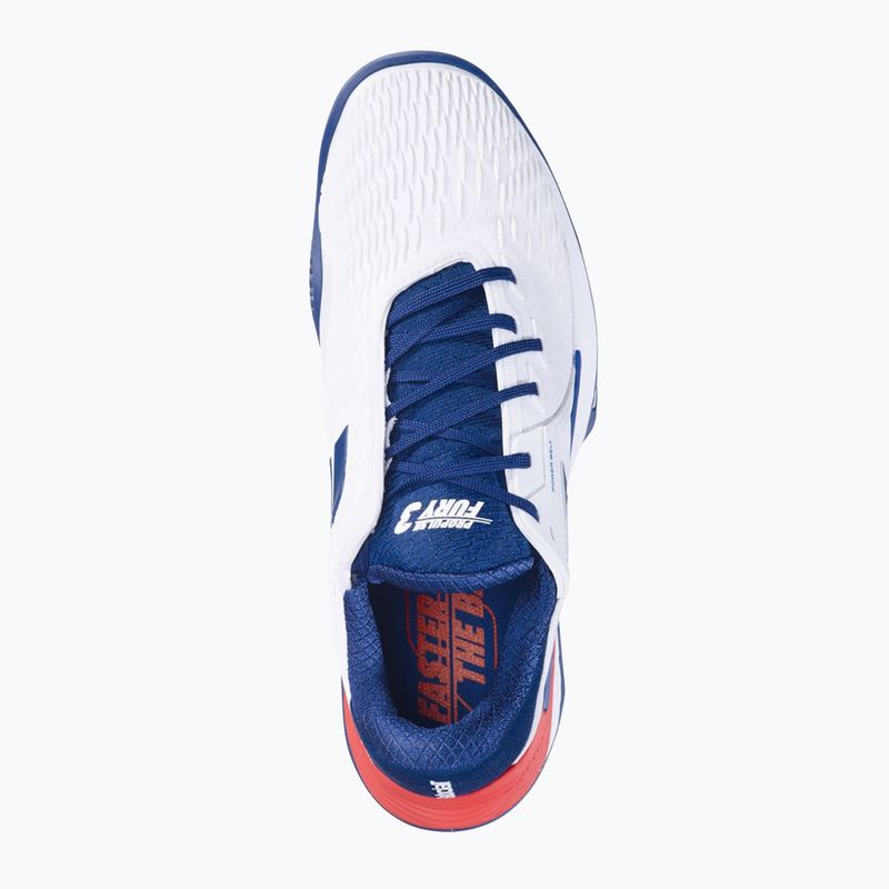 Buty do tenisa męskie Babolat Propulse Fury 3 Clay white/estate blue 11