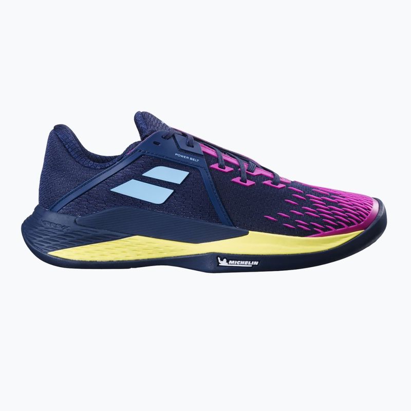 Buty do tenisa męskie Babolat Propulse Fury 3 Clay dark blue/pink aero 9