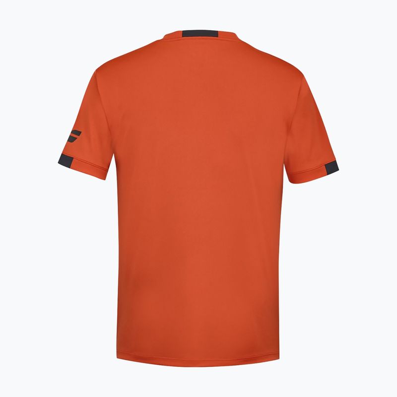 Koszulka męska Babolat Play Crew Neck fiesta red 3