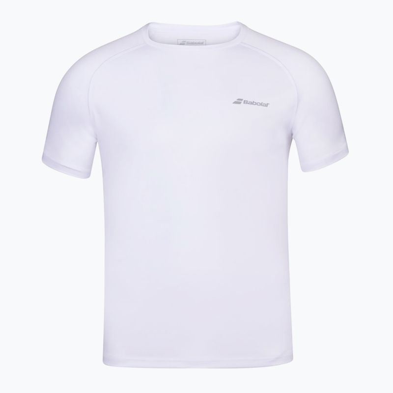 Koszulka dziecięca Babolat Play Crew Neck Jr white/white