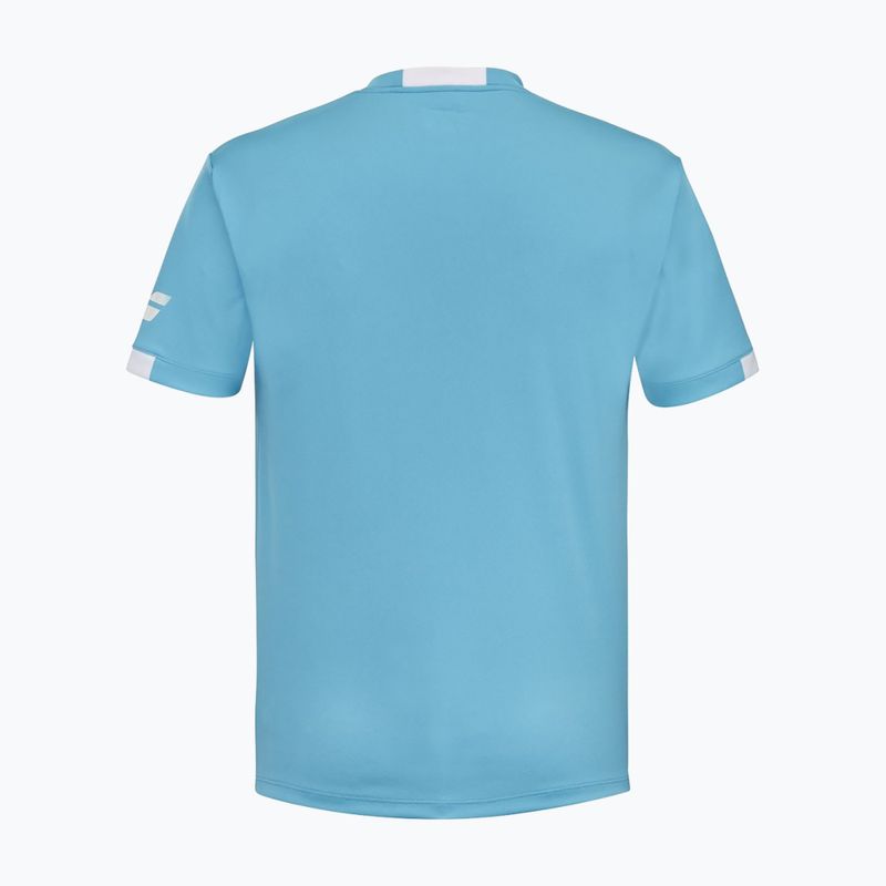 Koszulka dziecięca Babolat Play Crew Neck Jr cyan blue 2