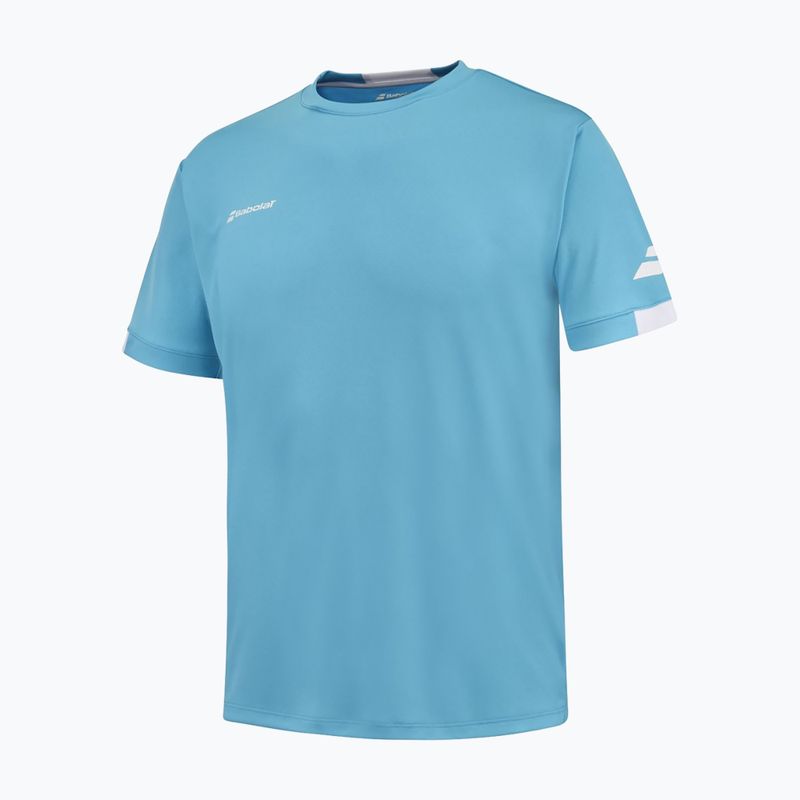 Koszulka dziecięca Babolat Play Crew Neck Jr cyan blue 3