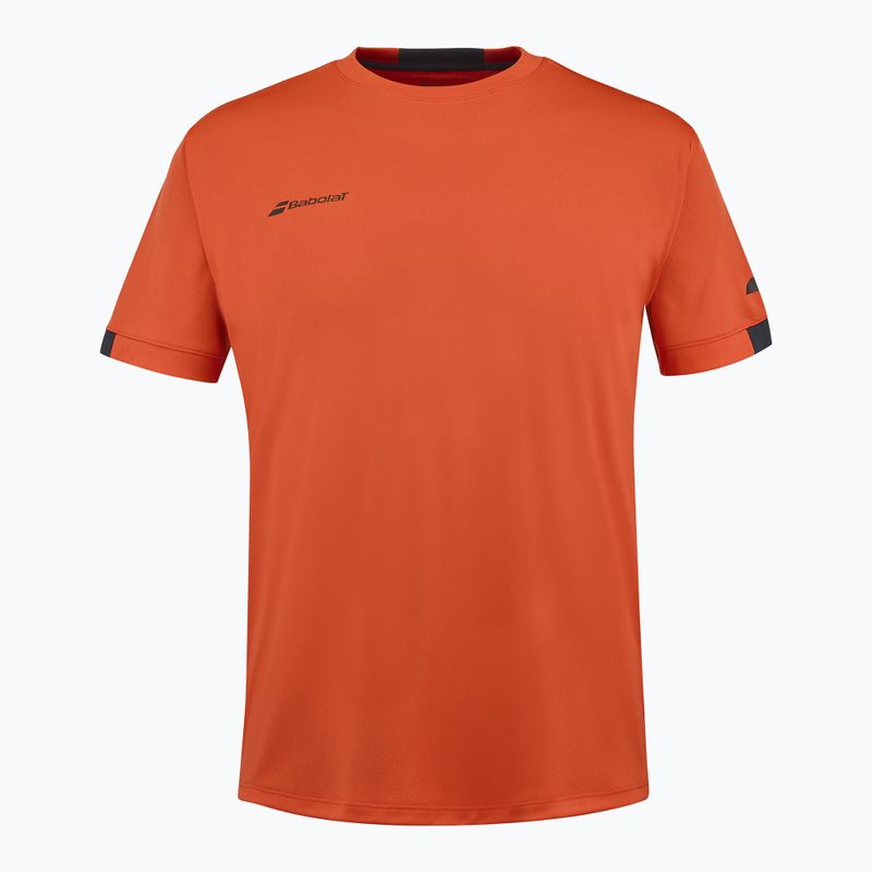 Koszulka dziecięca Babolat Play Crew Neck Jr fiesta red