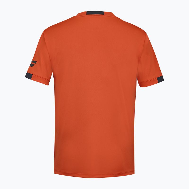 Koszulka dziecięca Babolat Play Crew Neck Jr fiesta red 2