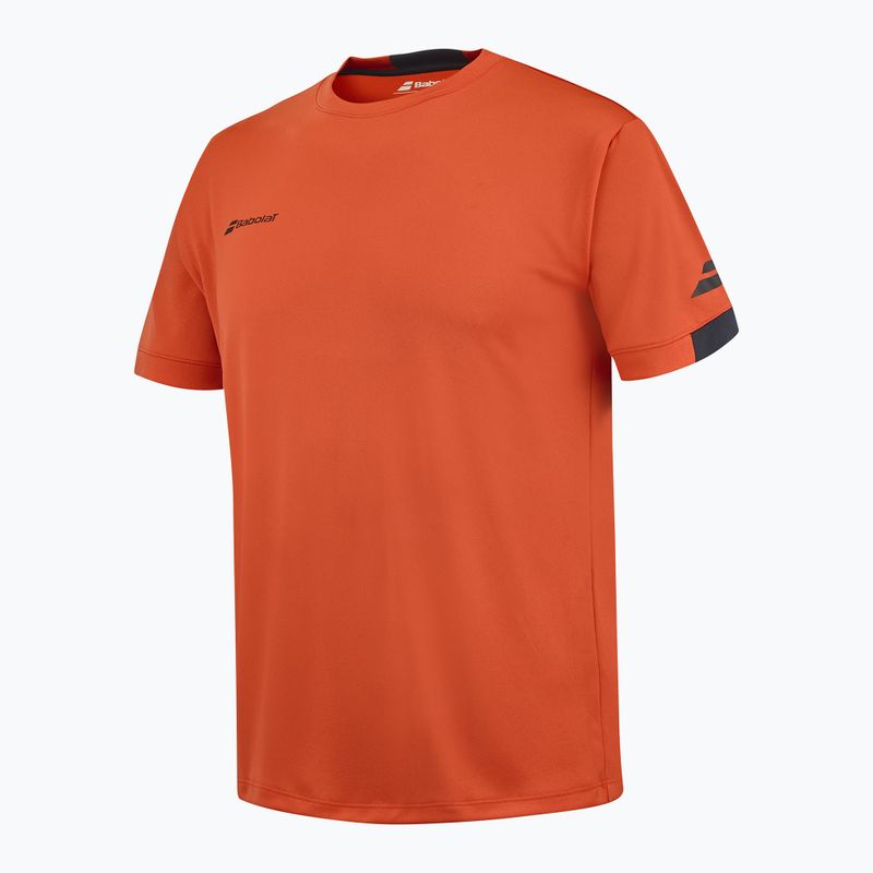 Koszulka dziecięca Babolat Play Crew Neck Jr fiesta red 3
