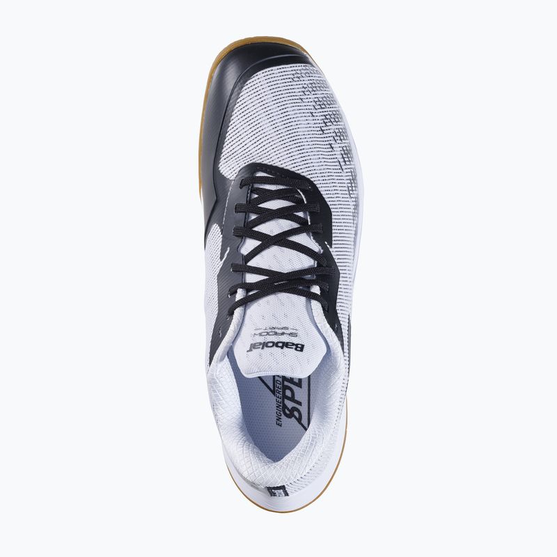 Buty do badmintona męskie Babolat Shadow Spirit 2 white/ black 12
