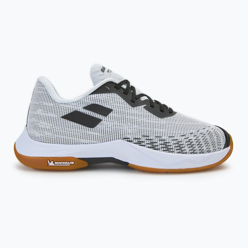 Buty do badmintona męskie Babolat Shadow Spirit 2 white/ black 2